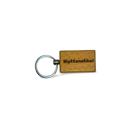 Lacquered key fob (50x30 mm) – choose your own text and logo