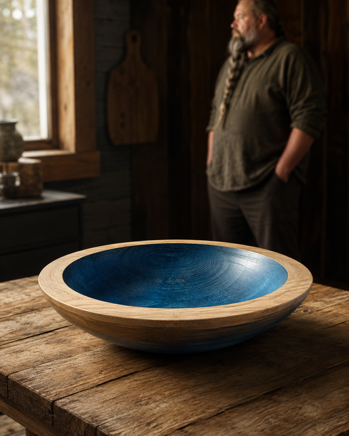 Blue bowl