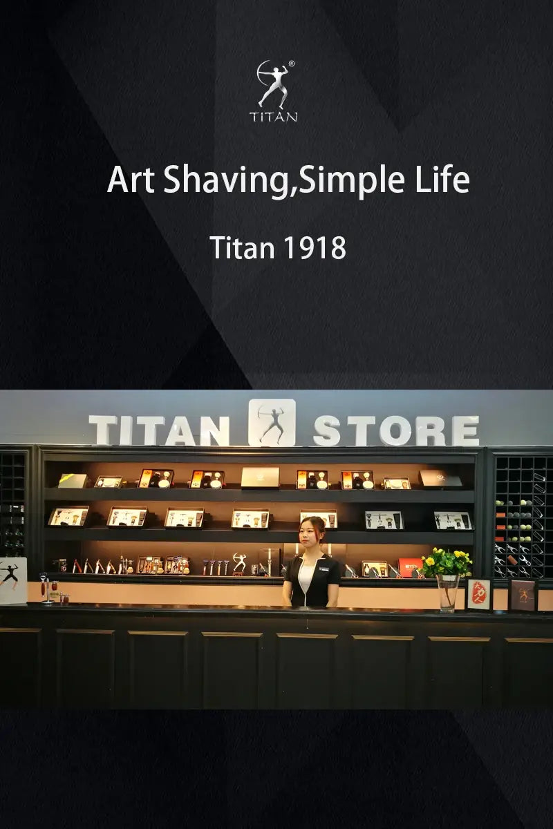 Titan straight razor barber razors for beard male shaving knife men’s safety shaver razors