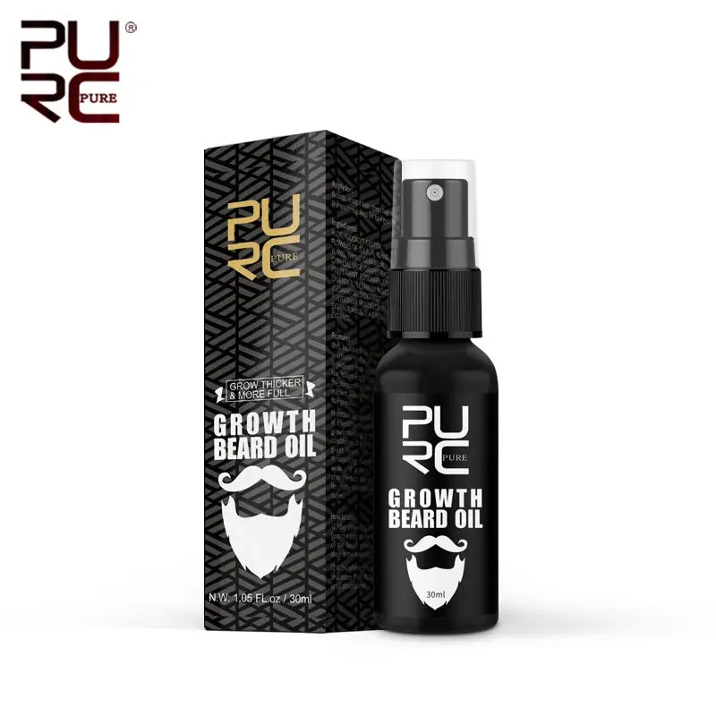 PURC Beard Growth Oil Hair Growth Products for Men Rosemary Oil Beard Fast Regrowth Nourishing Enhancer Treatment Hair