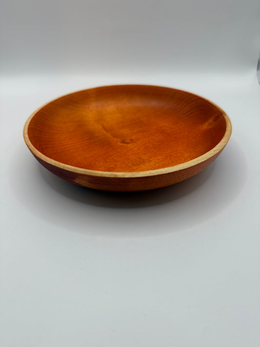 Dreid fat i tre – oransje (16 × 3,5 cm)