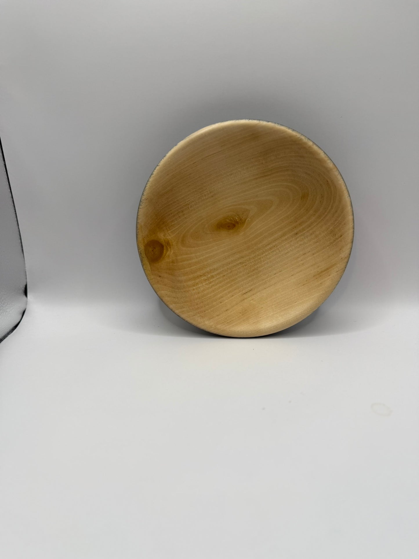 Small wooden bowl – royal blue and black (16 × 3.5 cm)