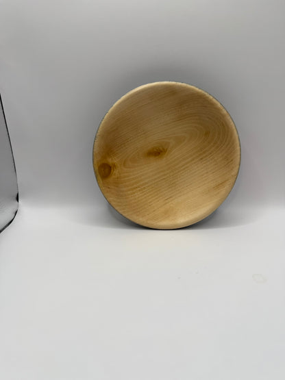 Small wooden bowl – royal blue and black (16 × 3.5 cm)