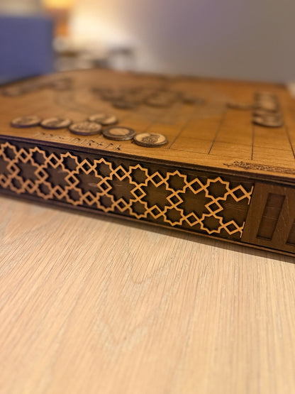 Hnefatafl – Handmade Viking Strategy Game in Wood