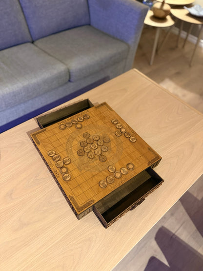 Hnefatafl – Handmade Viking Strategy Game in Wood