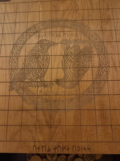 Hnefatafl – Handmade Viking Strategy Game in Wood
