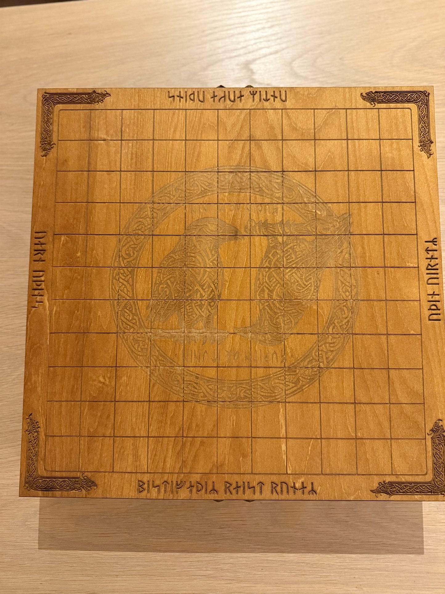 Hnefatafl – Handmade Viking Strategy Game in Wood