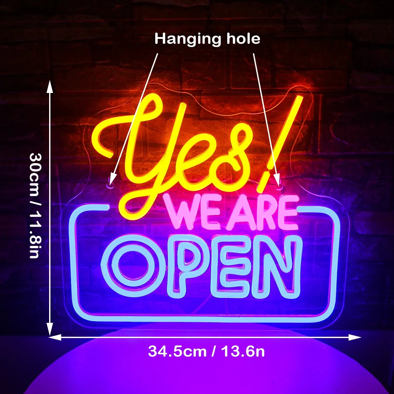 Open Neon Signs Bright Led Light Advertisement Board Electric Display Sign Walls Window Door Bar Shop Coffee Salon