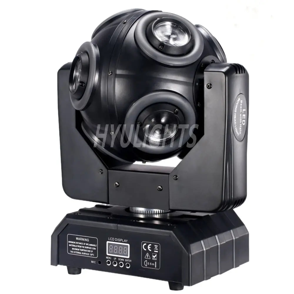 LED 150w Moving Head 8x15W Beam Light with Halo RGBW 4in1 LED DJ Stage Tilt scan 360°Rotation DMX 512 Disco Bar Dj