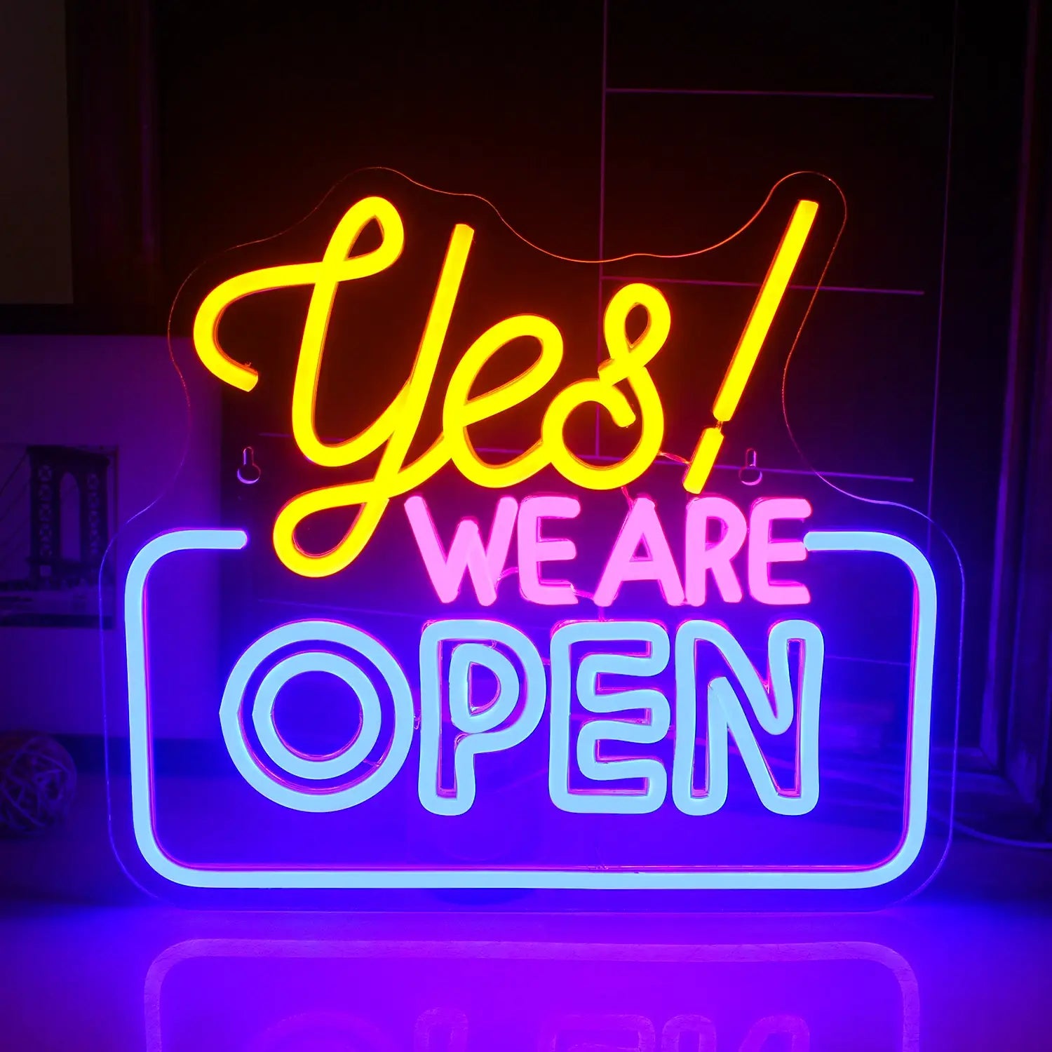 Open Neon Signs Bright Led Light Advertisement Board Electric Display Sign Walls Window Door Bar Shop Coffee Salon