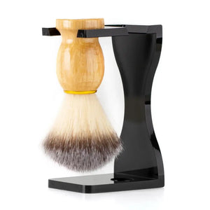 Acrylic Shaving Brush Stand Men’s razor stand Holder for Brush Maintain Traditional Wet Shave Tool Black