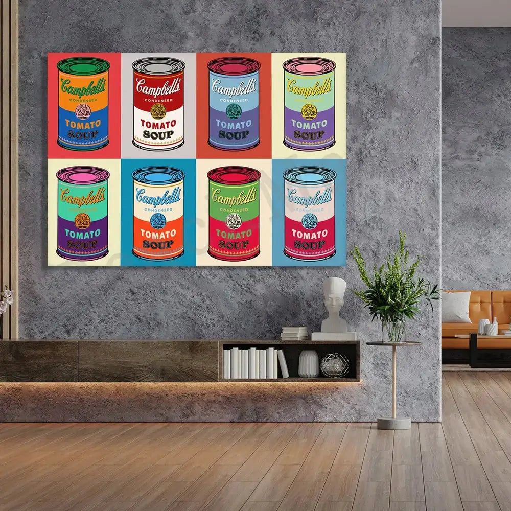 Campbell’s Tomato Soup Pop Art Poster - Andy Warhol - morsomme skilt