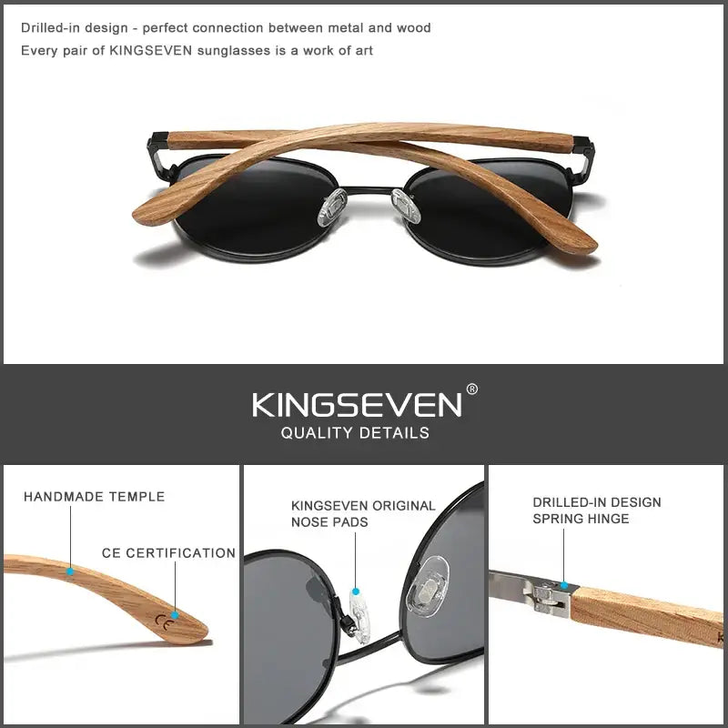 KINGSEVEN Unisex solbrille UV400 polariserende - solbriller