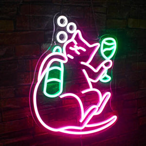 Kule retro neon LED lys - 32.8X40.5cm / CHINA - morsomme skilt