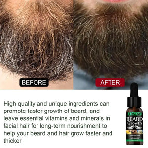 NEW Beard Hair Growth Essential Oil Anti Hair Loss Product Natural Mustache Regrowth Oil for Men Nourishing Beard Care