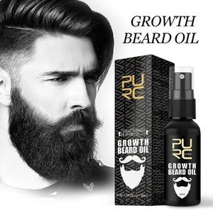 PURC Growth Beard Oil Grow Beard Thicker & More Full Thicken Hair Beard Oil For Men Beard Grooming Treatment Beard Care