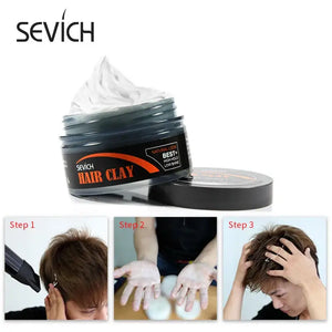 Sevich Strong High Hold Hair Styling Clay Promades Low Shine Matte Finished Molding Cream Long Lasting Stereotype Hair