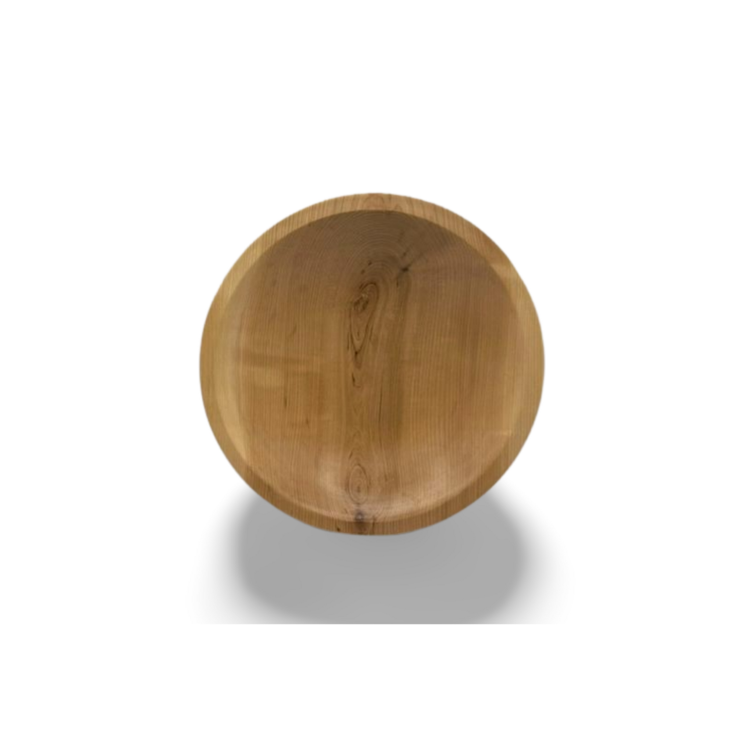 Handmade wooden bowl (200 mm) turned from Norwegian natural wood and lacquered