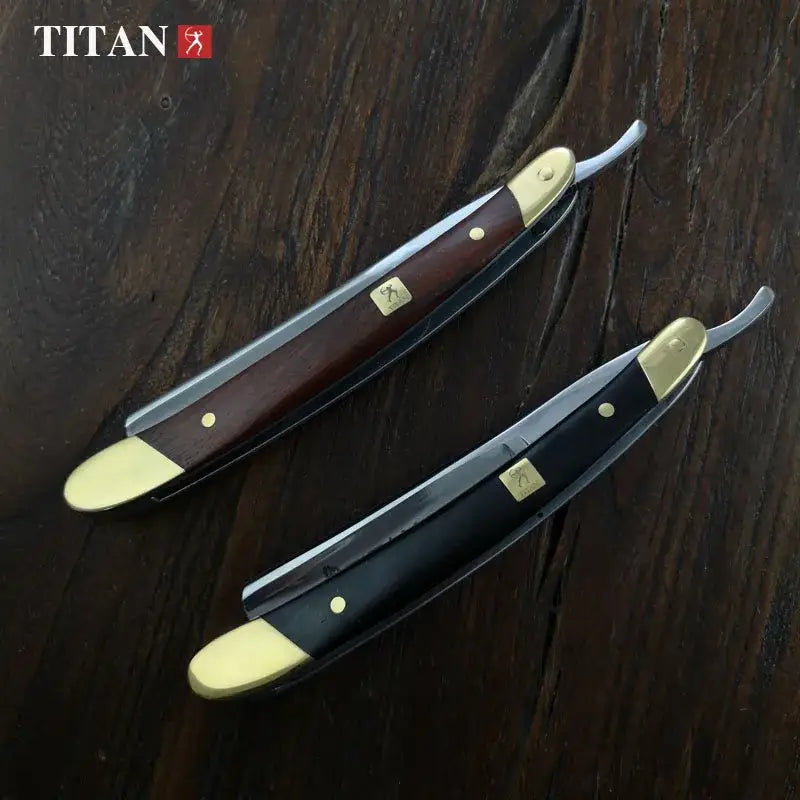 Titan straight razor barber razors for beard male shaving knife men’s safety shaver razors