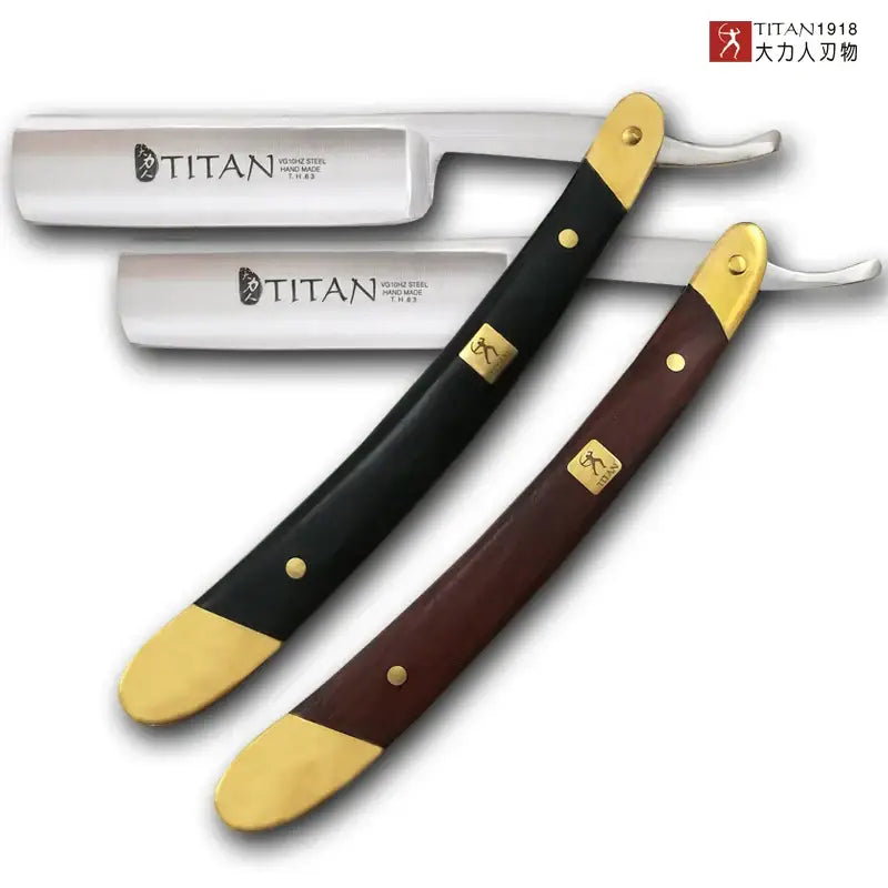 Titan straight razor barber razors for beard male shaving knife men’s safety shaver razors